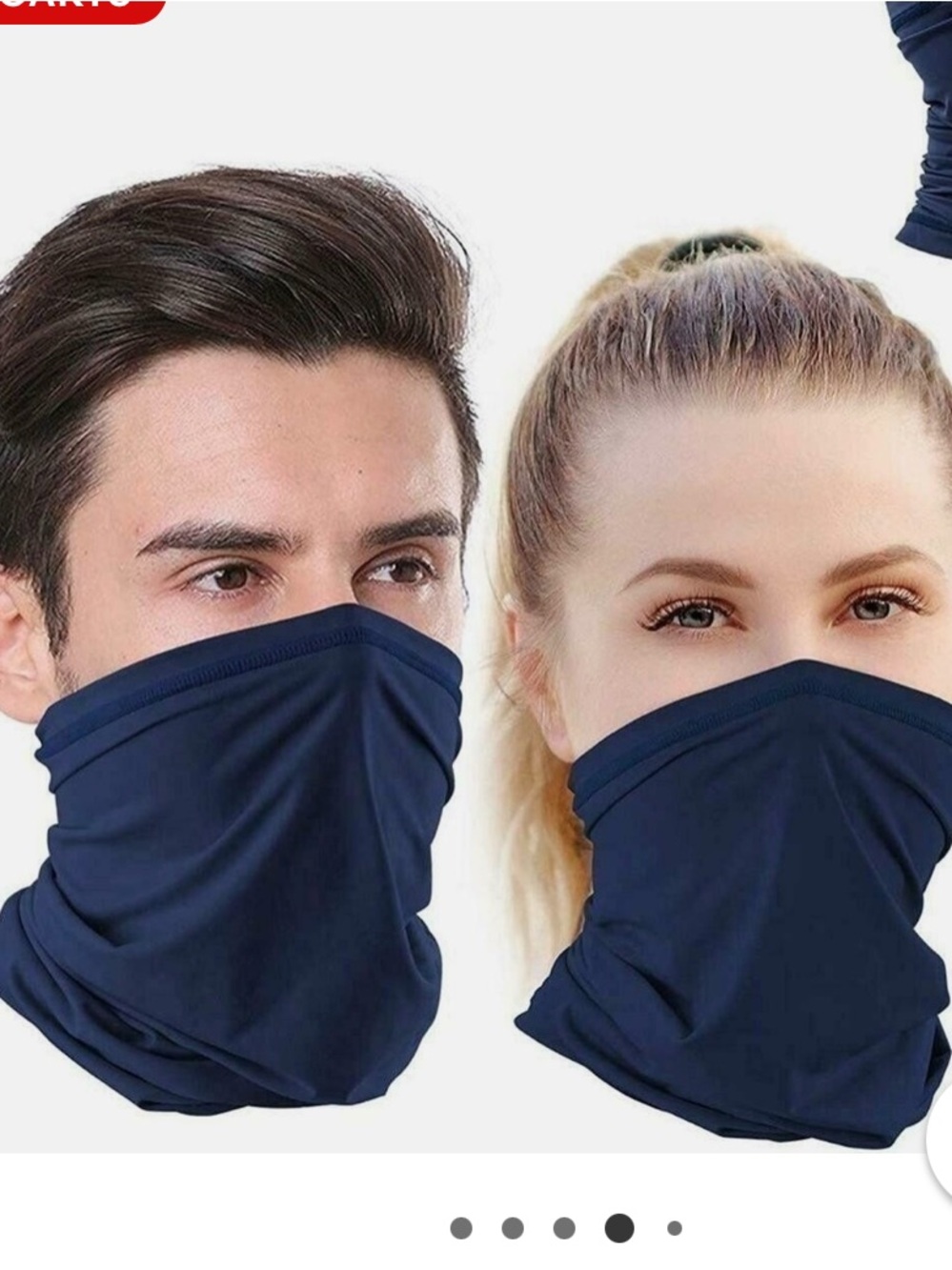 BUNDLE 10+ Balaclava Neck Gaiters Face Mask Cotton - Variety Colors Unisex - Picture 2 of 7